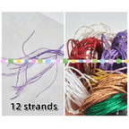 Metallic Floss DIY Light Effect Embroidery Wire Thread Gold Silver Color Handmade Cross Stitch Benang Sulam Metalic