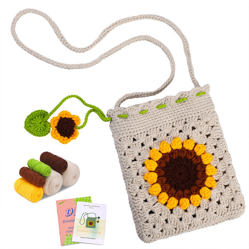 Beginner Crochet Material Kit- DIY Crochet Set-Full Knitting Tools- Crochet Starter Kit for Beginner