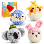 Beginner Crochet Material Kit- DIY Crochet Set-Full Knitting Tools- Crochet Starter Kit for Beginner