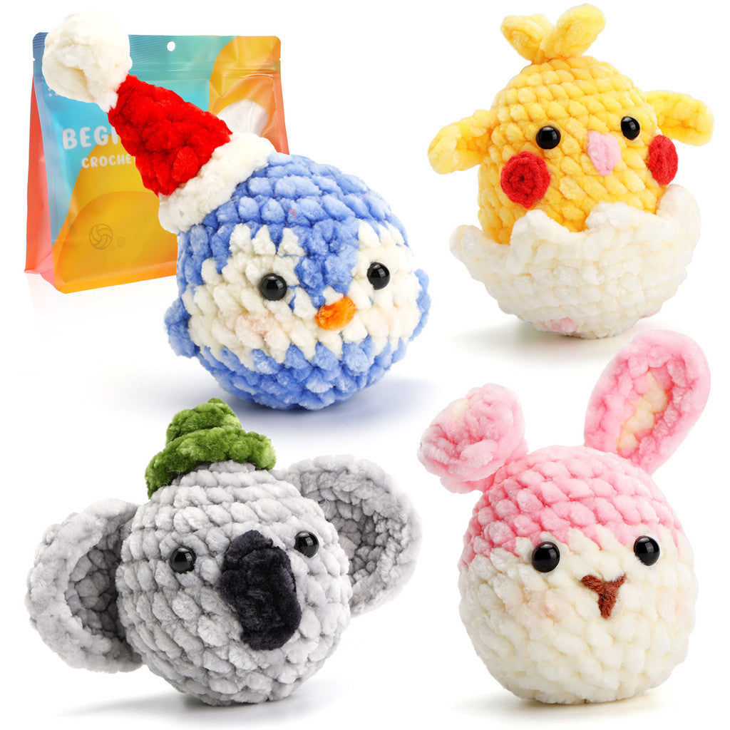 Beginner Crochet Material Kit- DIY Crochet Set-Full Knitting Tools- Crochet Starter Kit for Beginner