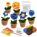 Beginner Crochet Material Kit- DIY Crochet Set-Full Knitting Tools- Crochet Starter Kit for Beginner