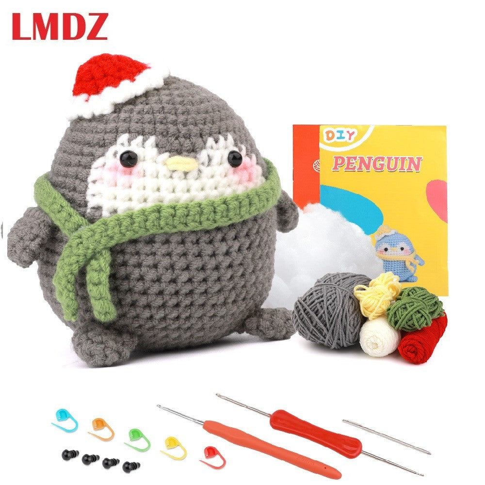 Beginner Crochet Material Kit- DIY Crochet Set-Full Knitting Tools- Crochet Starter Kit for Beginner