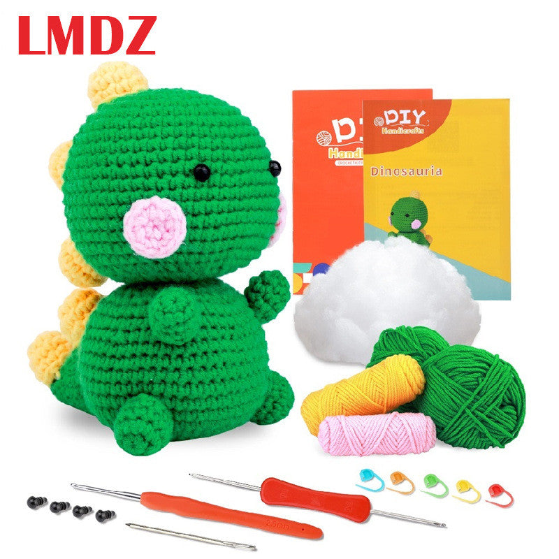 Beginner Crochet Material Kit- DIY Crochet Set-Full Knitting Tools- Crochet Starter Kit for Beginner