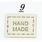 5pcs Handmade Microfiber Label Tag Color Tag Mini Tag handmade 迷你彩色手工制作标签