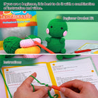 Beginner Crochet Material Kit- DIY Crochet Set-Full Knitting Tools- Crochet Starter Kit for Beginner