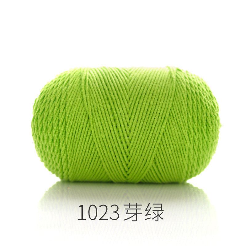 CLEARANCE - 5ply Milk Cotton Yarn/ Handmade DIY Knitting Wool/ Rainbow Yarn/ Benang Kait/ Crochet Yarn/ Knitting Yarn/ 五股牛奶纯色棉/ 针织
