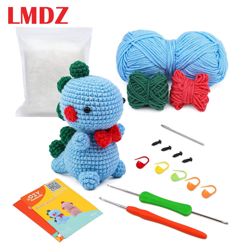 Beginner Crochet Material Kit- DIY Crochet Set-Full Knitting Tools- Crochet Starter Kit for Beginner