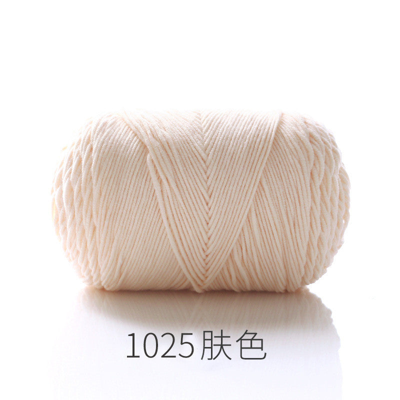 CLEARANCE - 5ply Milk Cotton Yarn/ Handmade DIY Knitting Wool/ Rainbow Yarn/ Benang Kait/ Crochet Yarn/ Knitting Yarn/ 五股牛奶纯色棉/ 针织