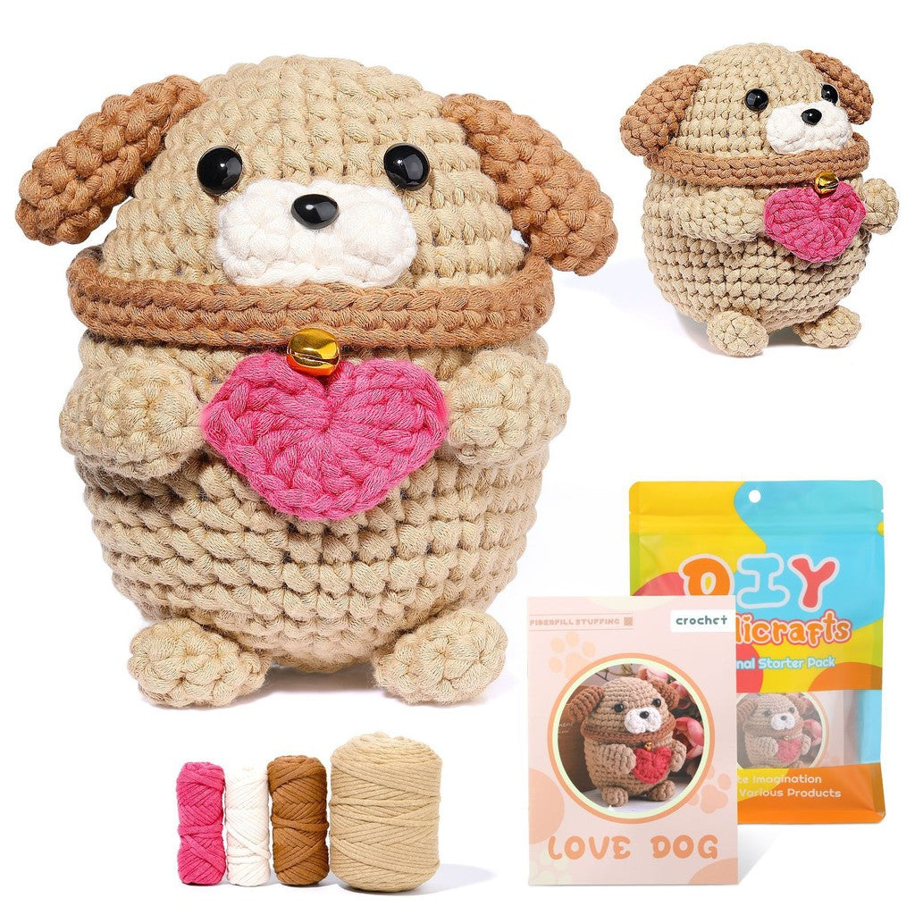Beginner Crochet Material Kit- DIY Crochet Set-Full Knitting Tools- Crochet Starter Kit for Beginner