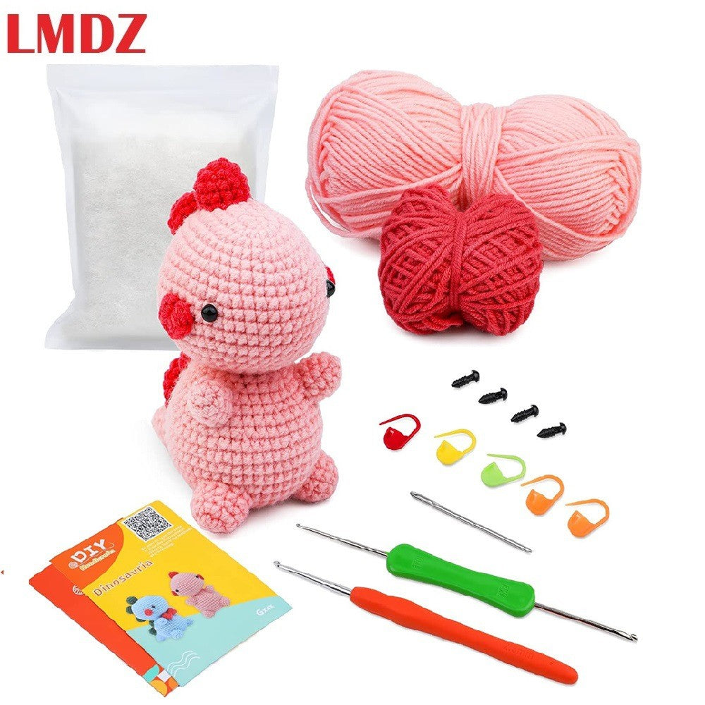 Beginner Crochet Material Kit- DIY Crochet Set-Full Knitting Tools- Crochet Starter Kit for Beginner
