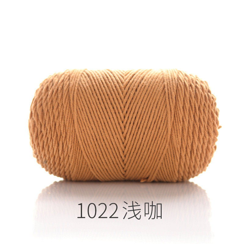 CLEARANCE - 5ply Milk Cotton Yarn/ Handmade DIY Knitting Wool/ Rainbow Yarn/ Benang Kait/ Crochet Yarn/ Knitting Yarn/ 五股牛奶纯色棉/ 针织