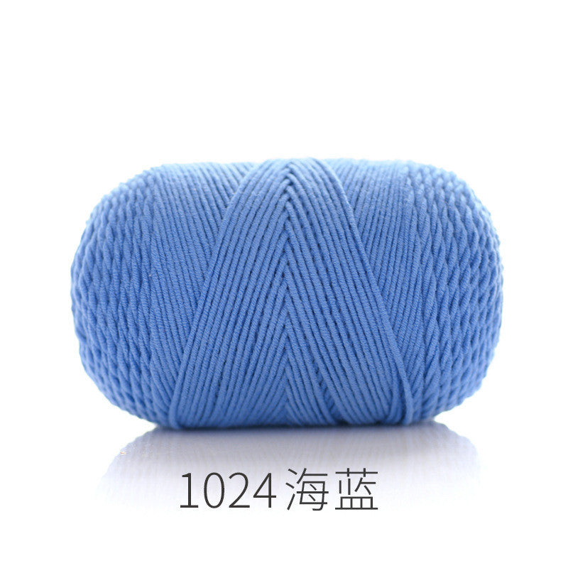 CLEARANCE - 5ply Milk Cotton Yarn/ Handmade DIY Knitting Wool/ Rainbow Yarn/ Benang Kait/ Crochet Yarn/ Knitting Yarn/ 五股牛奶纯色棉/ 针织