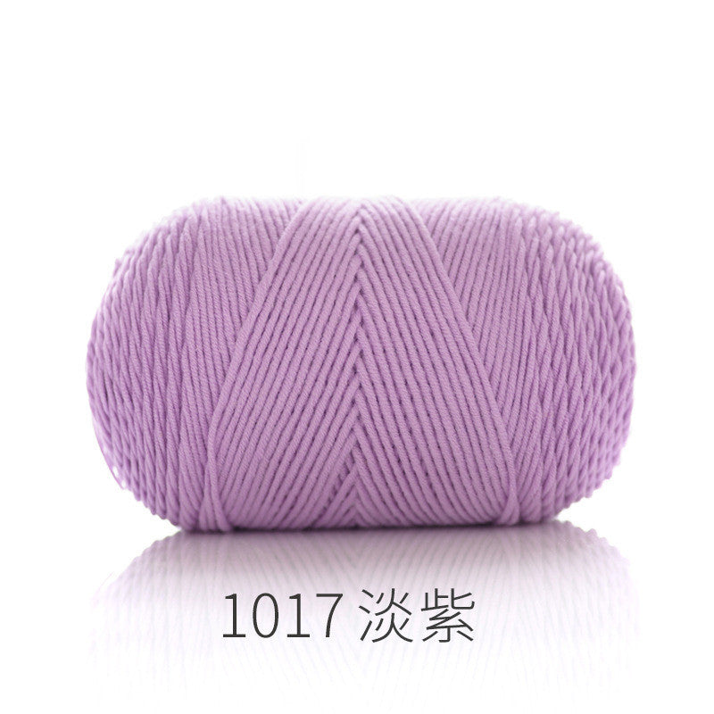CLEARANCE - 5ply Milk Cotton Yarn/ Handmade DIY Knitting Wool/ Rainbow Yarn/ Benang Kait/ Crochet Yarn/ Knitting Yarn/ 五股牛奶纯色棉/ 针织
