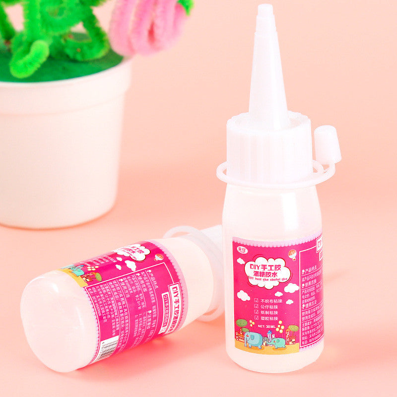 Alcohol Glue Silicone Gel Glue Adhesive Glue For Handmade DIY Paper Fabric Crochet Knitting Handicraft 酒精胶水钩针材料针织胶水 Gam