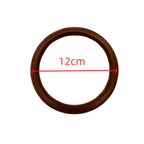 O shape Flat Wooden Handle for Handmade Handbag DIY Tote Purse Pemegang Beg Kayu O Handle