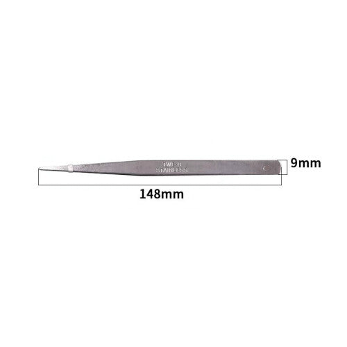 125/145mm Tweezers (Straight / Curve) Stainless Steel tweezers / Penyepit Benang (Lurus / Bengkok)
