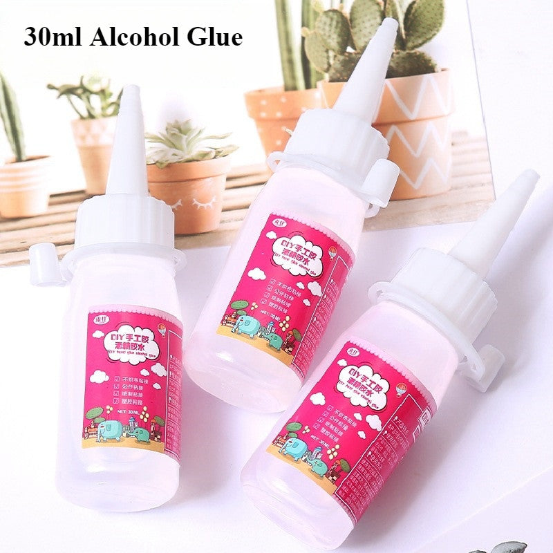 Alcohol Glue Silicone Gel Glue Adhesive Glue For Handmade DIY Paper Fabric Crochet Knitting Handicraft 酒精胶水钩针材料针织胶水 Gam