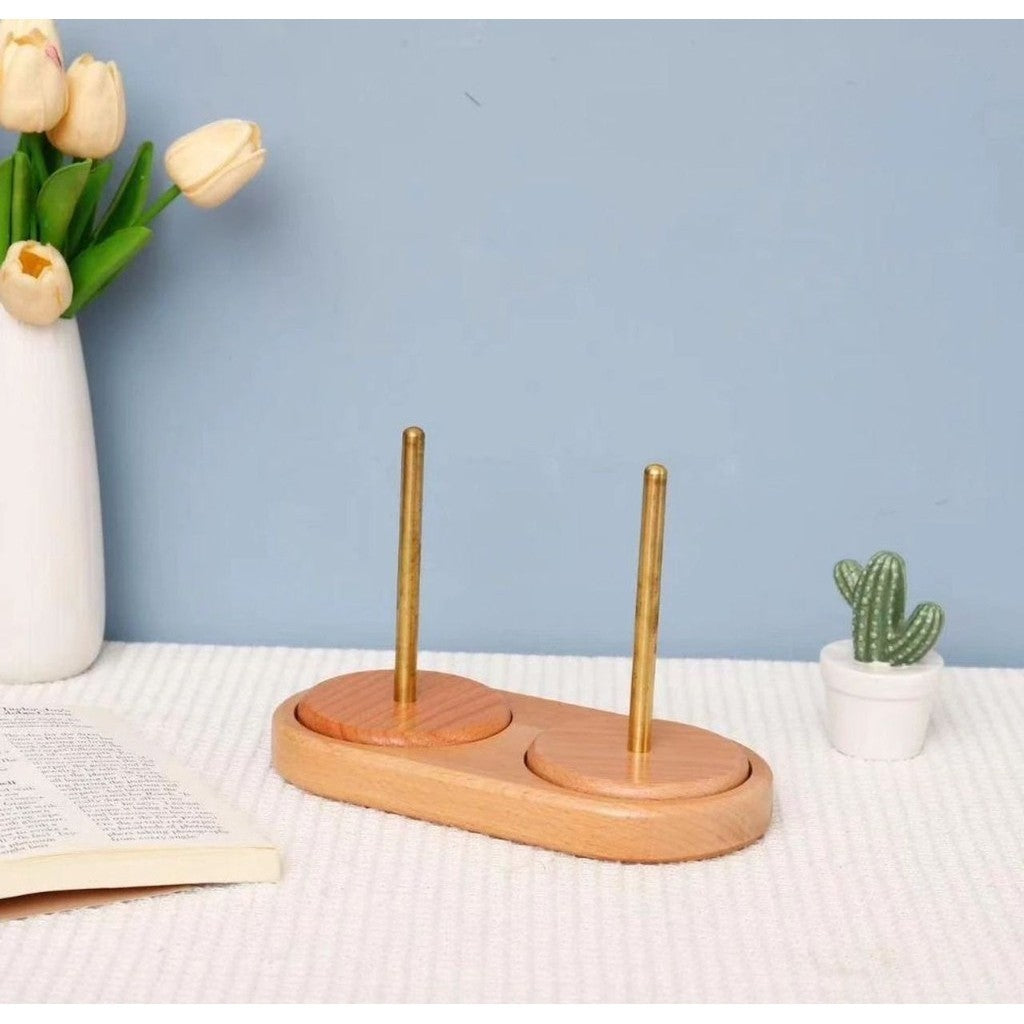 Yarn Spindle /Yarn Winding Tools/ Premium Quality Wood/ Yarn Spinner/ Yarn Holder Stand