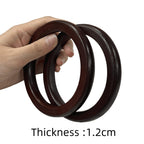 O shape Flat Wooden Handle for Handmade Handbag DIY Tote Purse Pemegang Beg Kayu O Handle