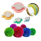 4 sizes DIY Pom Pom Maker/ Fluff Ball Weaver Bobble Craft Plush ball Making Tool/ Yarn Ball Making Tools 绒线器/ 毛线球编制器