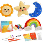 Beginner Crochet Material Kit- DIY Crochet Set-Full Knitting Tools- Crochet Starter Kit for Beginner