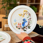 Embroidery Kit/ Needlework for Beginner/ Set Sulaman Tangan /DIY cross stitch set / Embroidery Material Kit Bird /Owl