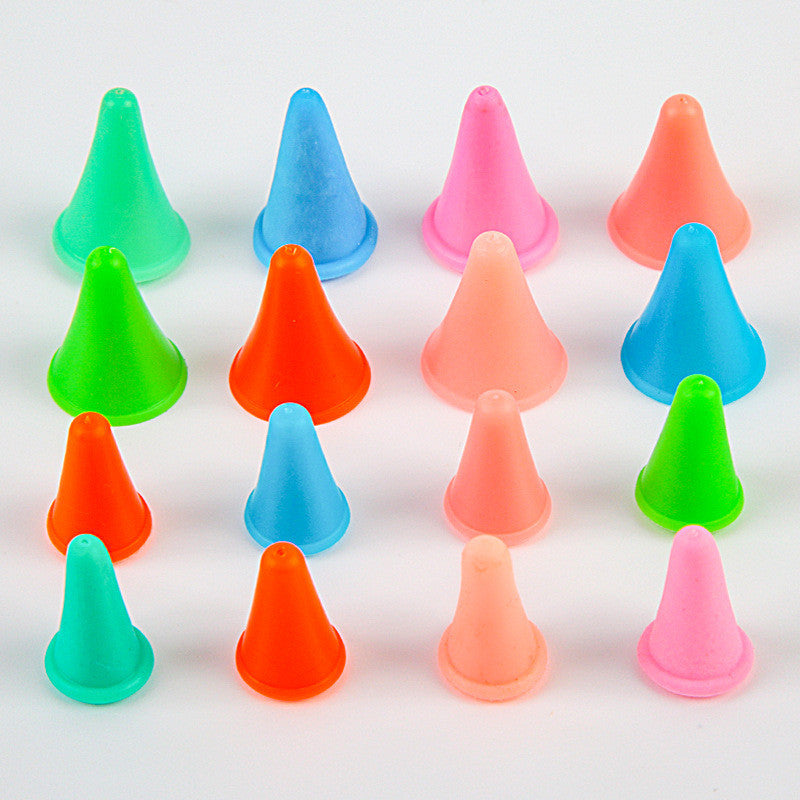 Ready Stock 4 pairs (8pcs) Anti-dropping Needle Cap Knitting Tool Knitting Needle Cap Colourful