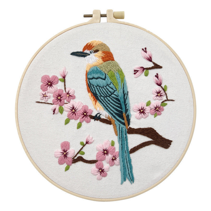 Embroidery Kit/ Needlework for Beginner/ Set Sulaman Tangan /DIY cross stitch set / Embroidery Material Kit Bird /Owl
