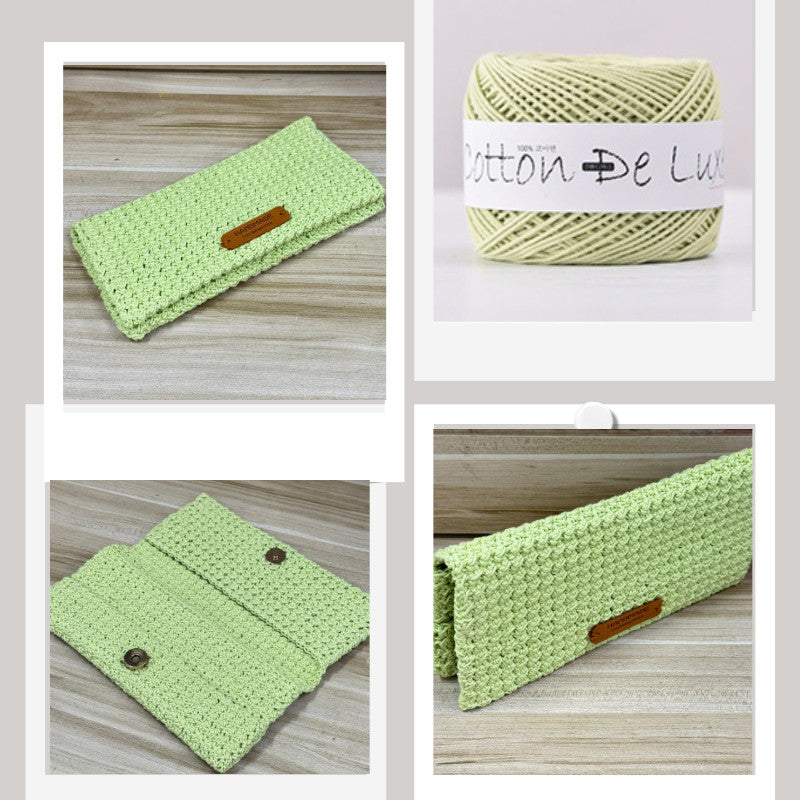 1.0mm Multi-ply Combed Cotton Yarn – DIY Crochet Yarn for Handcraft Projects| Benang Kait Beg