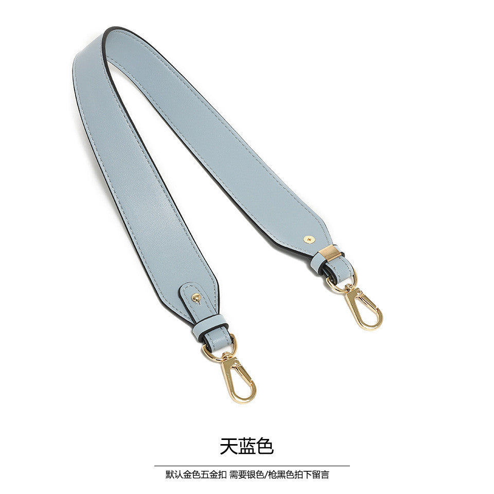 61cm PU Leather Bag Strap | Single Shoulder Underarm Strap | Amber Ebony Color | Solid Detachable Bag Accessory| Handle