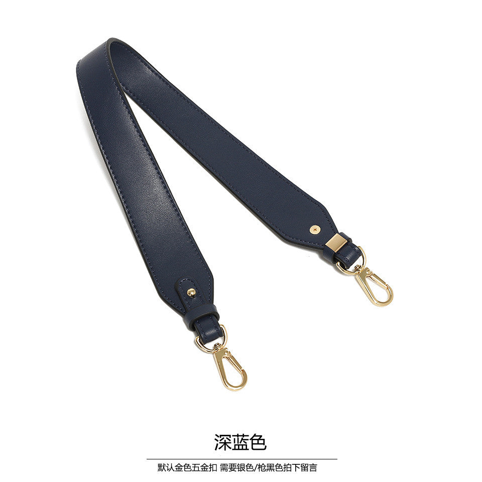 61cm PU Leather Bag Strap | Single Shoulder Underarm Strap | Amber Ebony Color | Solid Detachable Bag Accessory| Handle