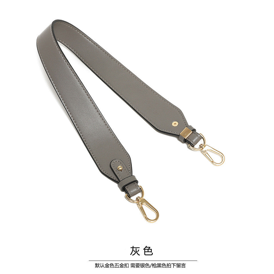 61cm PU Leather Bag Strap | Single Shoulder Underarm Strap | Amber Ebony Color | Solid Detachable Bag Accessory| Handle