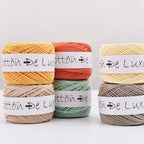 1.0mm Multi-ply Combed Cotton Yarn – DIY Crochet Yarn for Handcraft Projects| Benang Kait Beg
