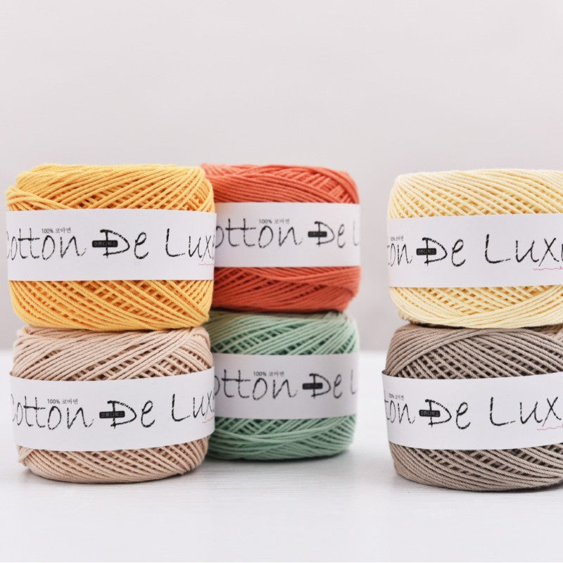 1.0mm Multi-ply Combed Cotton Yarn – DIY Crochet Yarn for Handcraft Projects| Benang Kait Beg