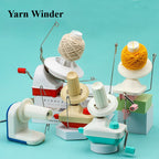 Household Yarn Winder | Tabletop Easy Hand Crank Wool Winder | Winding Tools - Mesin Penggulung Benang Meja