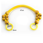 1pc Rope Bag Handle- Wooden Beads Bag Handle- Tali Beg