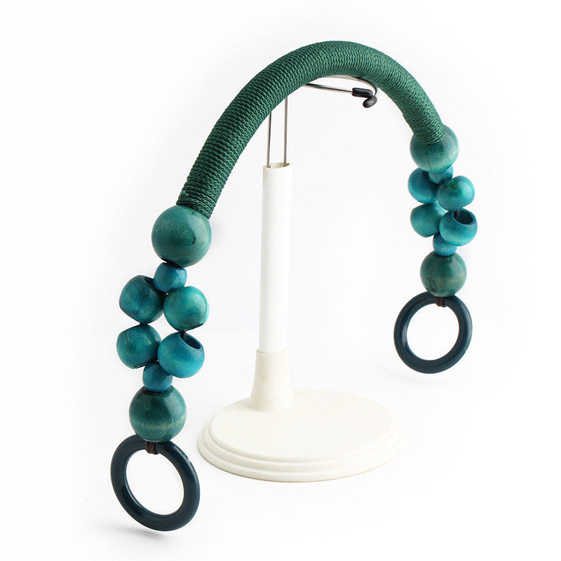 1pc Rope Bag Handle- Wooden Beads Bag Handle- Tali Beg