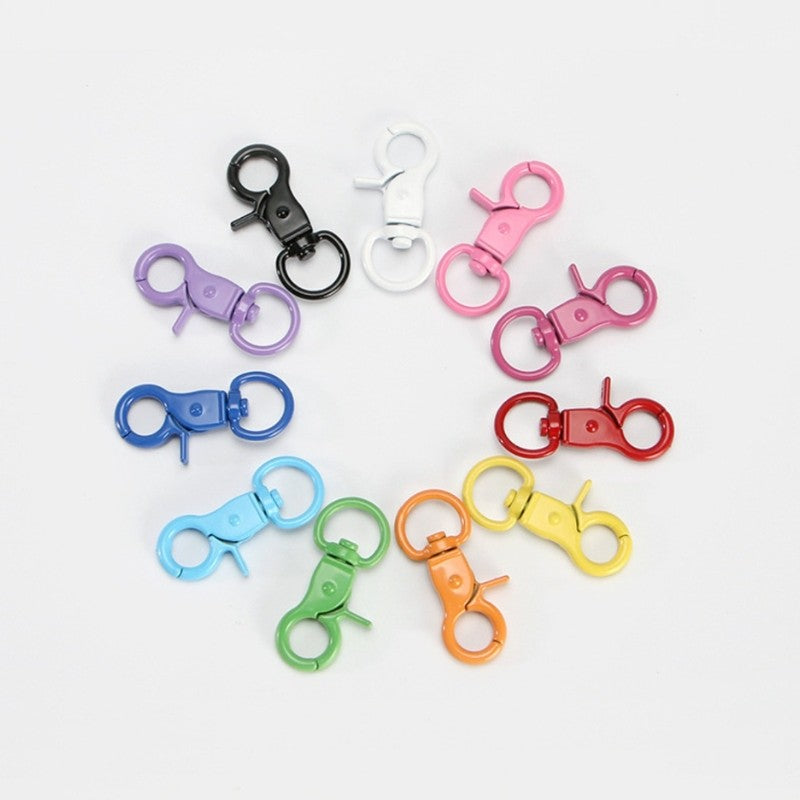1pcs - DIY Color Painted Zinc Alloy Lobster Clasps | Keychain & Bag Accessories | Cangkuk Brg | Aksesori Gantungan Kunci