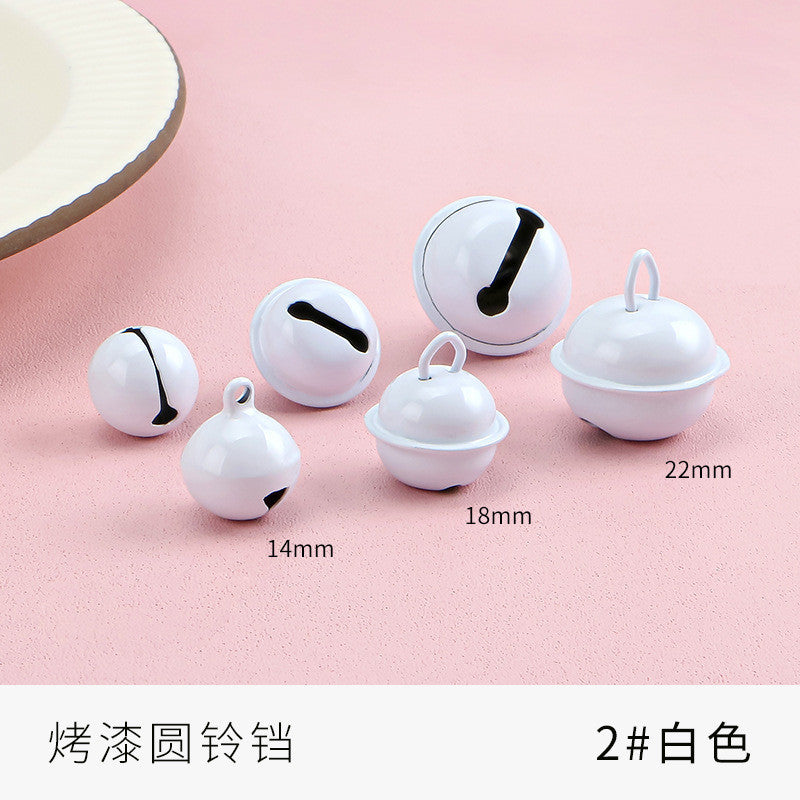 【10pcs】14–22mm Color-Painted Jingle Bell Charm | Small DIY Pendant | Keychain Accessory | Lonceng Hias Cat Warna 14–22mm