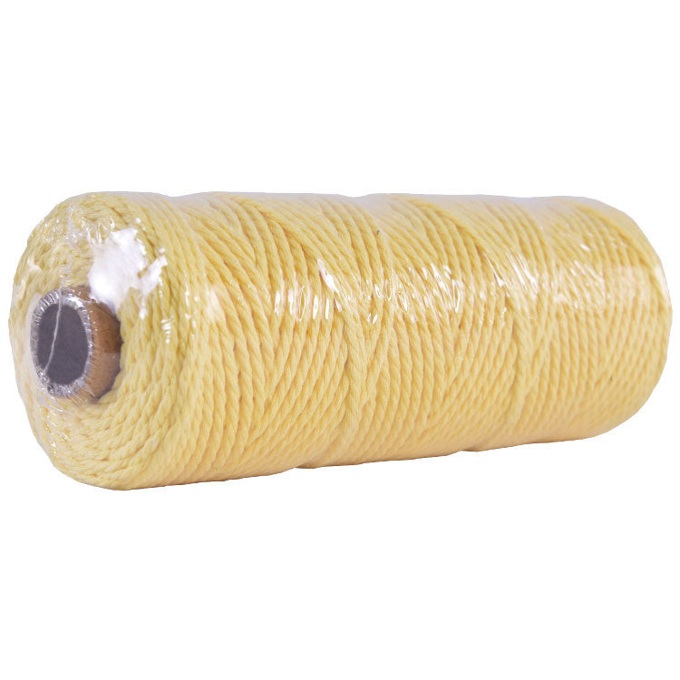 2mm Colorful Cotton Rope | DIY Macrame Craft Cord | Thick Twisted String for Wall Hanging, Wrapping & Decoration