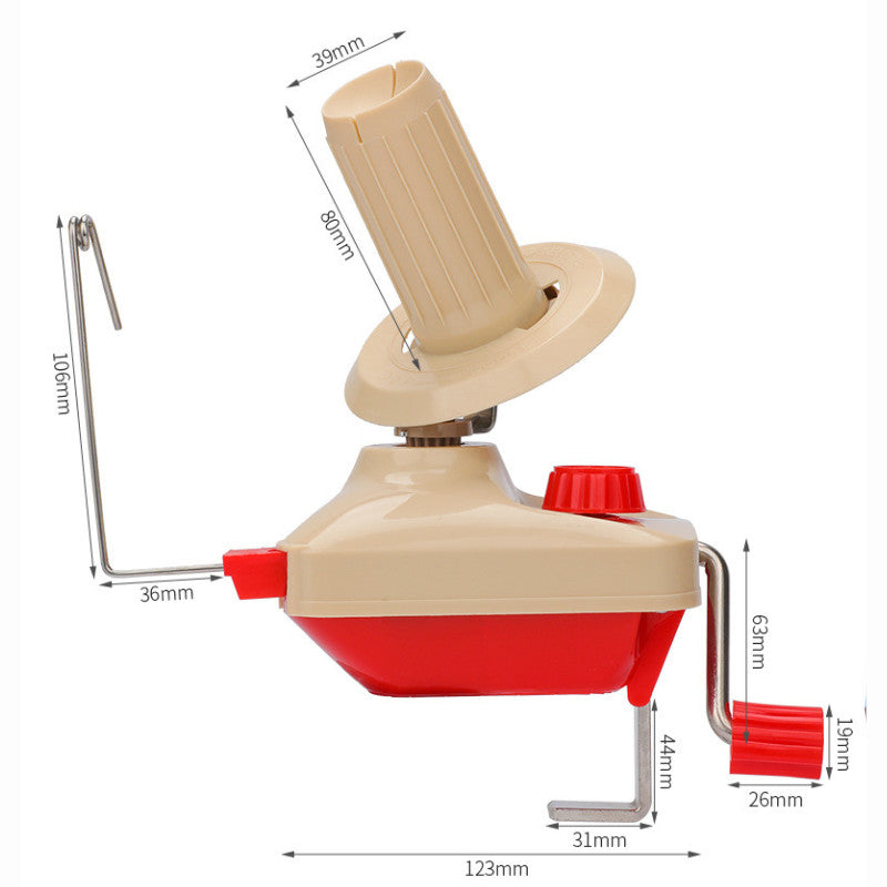 Household Yarn Winder | Tabletop Easy Hand Crank Wool Winder | Winding Tools - Mesin Penggulung Benang Meja