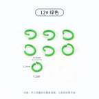 20pcs Open Jump Ring [8mm] - Metal Connector Ring | Single Loop for Keychain Materials | Cincin Penyambung Logam