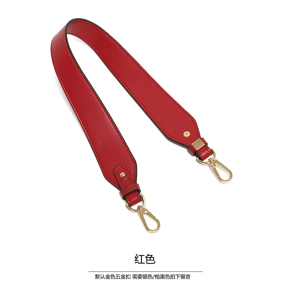 61cm PU Leather Bag Strap | Single Shoulder Underarm Strap | Amber Ebony Color | Solid Detachable Bag Accessory| Handle