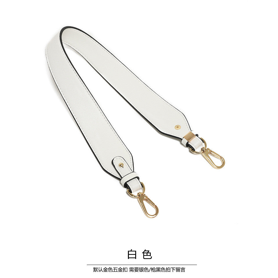 61cm PU Leather Bag Strap | Single Shoulder Underarm Strap | Amber Ebony Color | Solid Detachable Bag Accessory| Handle