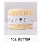 1.0mm Multi-ply Combed Cotton Yarn – DIY Crochet Yarn for Handcraft Projects| Benang Kait Beg