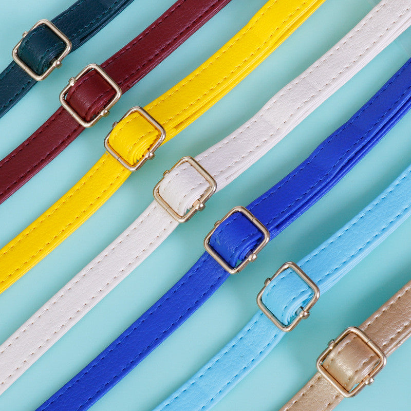 Exclusive Matte Crossbody PU Leather Bag Strap  | Adjustable Replacement Shoulder Strap |