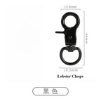2pcs - DIY Color Painted Zinc Alloy Lobster Clasps | Keychain & Bag Accessories | Cangkuk Brg | Aksesori Gantungan Kunci