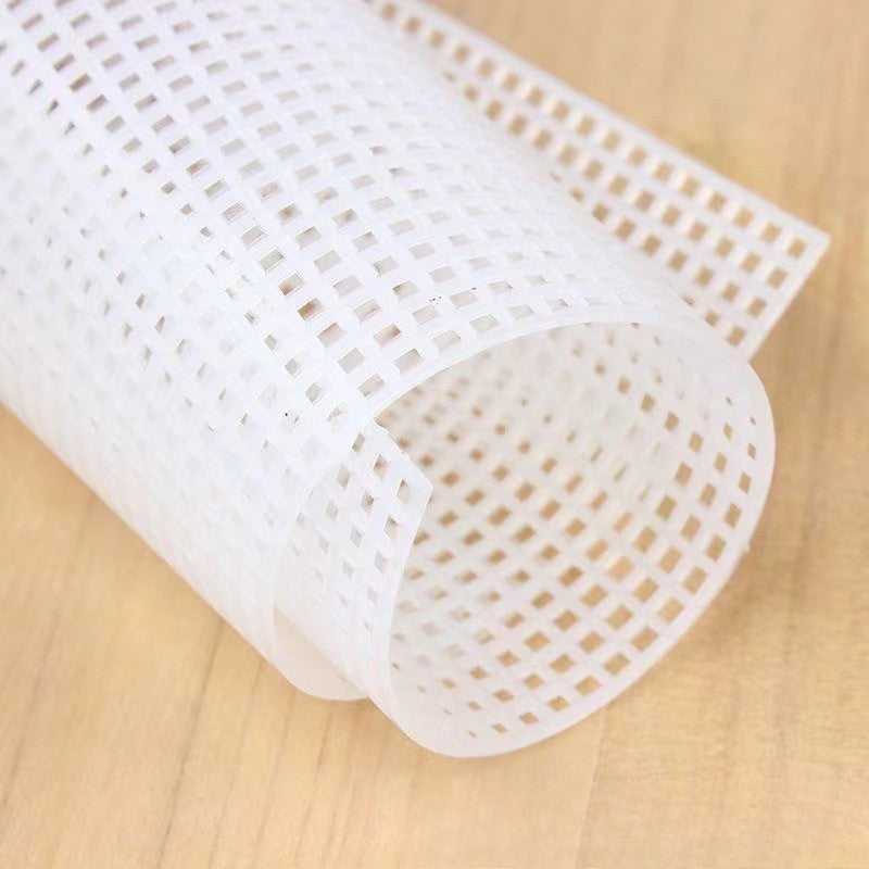 Square Mesh Panel for DIY Crochet Bags & Tissue Boxes – Base Support Grid Board for 3D Embroidery & Handwoven Projects
