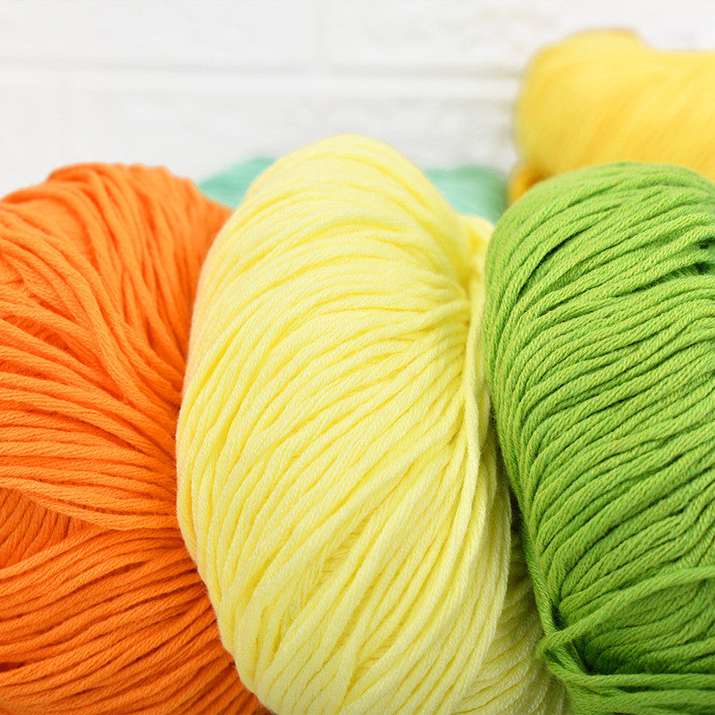 Milk Cotton Baby Yarn – Soft Knitting & Crochet Yarn for Babies & Kids - Benang Kait Susu Kapas Lembut