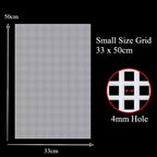 Square Mesh Panel for DIY Crochet Bags & Tissue Boxes – Base Support Grid Board for 3D Embroidery & Handwoven Projects